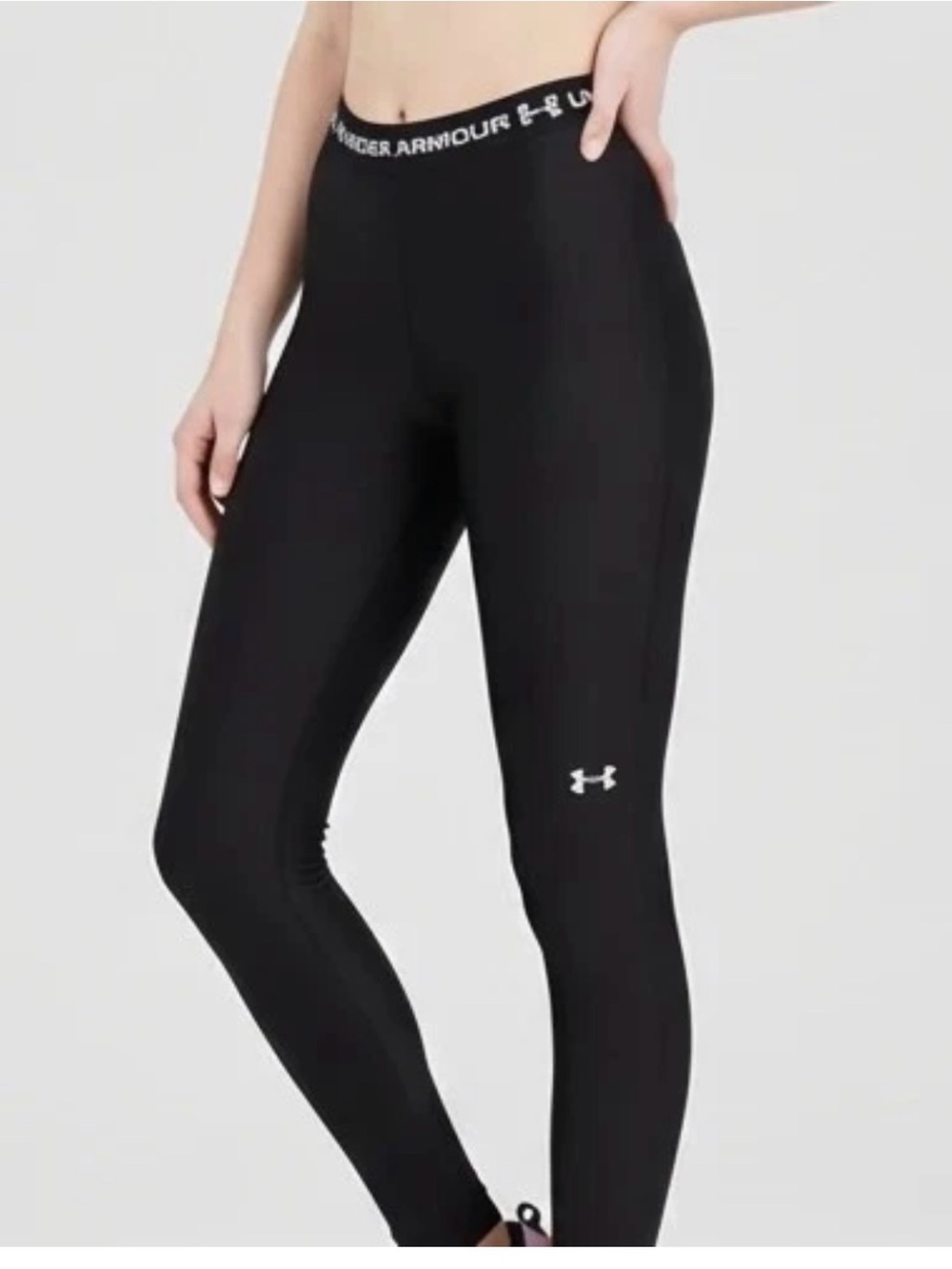 Under Armour Black High-Rise Compression Leggings
